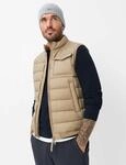 Brax Herren Steppweste Style WILL cappucino, hellbraun, Gr. M