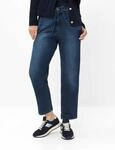 Raphaela by Brax Damen Chino Style CARRIE STONED USING & BUFFIES, denim blau, Gr. 36