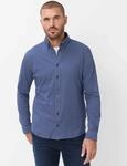 Brax Herren Langarmhemd Style DANIEL navy, dunkelblau, Gr. M