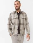 Brax Herren Overshirt Style KAY chocolate, dunkelbraun, Gr. M
