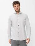 Brax Herren Hemd Style HAROLD platin, hellgrau, Gr. M