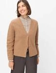 Brax Damen Cardigan Style ALICIA walnut, hellbraun, Gr. 38