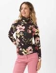 Brax Damen Langarmshirt Style CARINA L brunette, dunkelbraun, Gr. 38