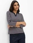 Brax Dames Poloshirt Style CLEO M navy, donkerblauw,