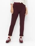 Raphaela by Brax Damen Schlupfhose Style LILLYTH AMARONE, dunkles lila, Gr. 52