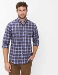 Brax Herren Karohemd Style DANIEL mauve, helles lila, Gr. M