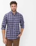 Brax Herren Karohemd Style DANIEL mauve, helles lila, Gr. M