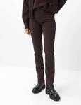 Brax Damen Five-Pocket-Hose Style MARY BRUNETTE, dunkelbraun, Gr. 34