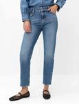 Brax Damen Five-Pocket-Hose Style MADISON S USED REGULAR BLUE, denim blau regular,