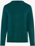Brax Damen Langarmshirt Style CARINA L dark sea, gr&uuml;n, Gr. 38