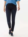 Brax Damen R&ouml;hrenjeans Style ANA USED DARK BLUE, denim dunkelblau, Gr. 34K