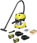 K&auml;rcher Nass-/ Trockensauger WD 4-18 S Dual Battery Set V-20/22 *EU