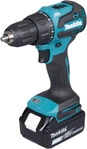 Makita Akku-Schlagbohrschrauber DHP490RFX3, 18 V / 2 x 3,0 Ah Akkus, Ladeger&auml;t im