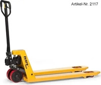 Fetra Gabelhubwagen 2119 GL 1150 mm 2500 kg Tragkraft Hubb.85-200 mm