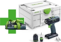 Festool Akku-Bohrschrauber T18+3 Basic 18 V / ohne Akkus, ohne Ladeger&auml;t im