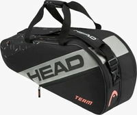Head 262224, Head Team Tennisschl&auml;ger Bag M schwarz grau coral Kids