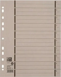 Oxford 400004668, Oxford Trennbl&auml;tter 400004668 A4 grau 250g 100 St&uuml;ck, Grundpreis: