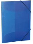 Herma 19519, Herma Gummizugmappe 19519, A3 dunkelblau Polypropylen, mit 3