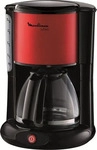 Moulinex FG360D, Moulinex Kaffeemaschine Subito FG360D, schwarz/Edelstahl/rot, 1000