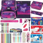 Herlitz 50046218, Herlitz Schulranzen-Set 50046218 Loop Plus, Magic Unicorn, mit