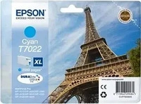 Epson C13T70224010, Epson Druckerpatrone T7022XL C13T70224010, cyan, ca. 2000 Seiten