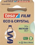 Tesa 59034-00000-00, Tesa Klebeband Eco & Crystal 59034-00000-00, 19mm x 33m,