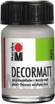 Marabu 14010 039 782, Marabu Acrylfarbe Decormatt 1401 39 782, metallic silber, 15ml