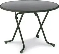 BEST 26521050, BEST Gartentisch Primo grau rund 26521050