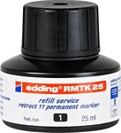 Edding rmtk25-001, Edding Nachf&uuml;llfarbe MTK25 Permanentmarker schwarz 25ml 25