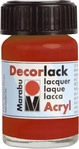 Marabu 11300 039 031, Marabu Acrylfarbe Decorlack 1130 39 031, kirschrot, 15ml 15
