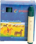 STOCKMAR 330-07, STOCKMAR Wachsmalstifte Wachsmalstifte -Serie, 330-07, gr&uuml;n,...