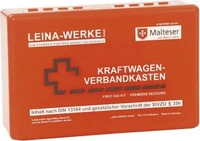 Leina-Werke 10005, Leina-Werke KFZ-Verbandkasten Standard rot gef&uuml;llt DIN 13164