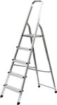 MUNK 11126, MUNK Stehleiter 11126, 1x 5 Stufen, silber, Aluminium