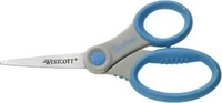 Westcott E-30760 00, Westcott B&uuml;roschere Microban Softgrip, Edelstahl, rostfrei,