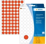Herma 2232, Herma Markierungspunkte 2232, rot, &Oslash; 13mm 2464 St&uuml;ck