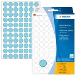 Herma 2233, Herma Markierungspunkte 2233, blau, &Oslash; 13mm 2464 St&uuml;ck