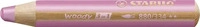 Stabilo 880/334, Stabilo Buntstifte woody 3 in 1, 880/334, pink, rund, jumbo