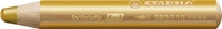 Stabilo 880/810, Stabilo Buntstifte woody 3 in 1, 880/810, gold, rund