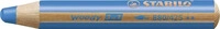 Stabilo 880/425, Stabilo Buntstifte woody 3 in 1, 880/425, blau, rund, jumbo