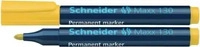 Schneider 466595, Schneider Permanent-Marker Maxx 130 gelb, Rundspitze 1-3mm