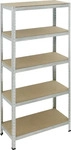 pro-bau-tec 10077, pro-bau-tec Schwerlastregal 10077 180x90x40cm 5B&ouml;den 175kg