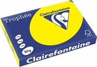 Clairefontaine 1887C, Clairefontaine Kopierpapier Trophee 1887C kanariengelb intensiv