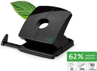 Novus 025-0637, Novus B&uuml;rolocher B230 RE+NEW 025-0637, schwarz, bis 3mm 30 Blatt,