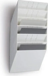 Durable 1709785010, Durable 1709785010 FLEXIBOXX Prospekthalter 6ST A4quer wei&szlig; 6