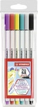 Stabilo 568/06-11, Stabilo Faserschreiberetui Pen 68 Brush 6 St&uuml;ck, Grundpreis: