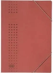 Elba 400010059, Elba Eckspannmappe chic 400010059, A4 rot Recyclingkarton 320g, f&uuml;r