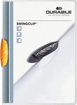 Durable 226009, Durable Klemmhefter SWINGCLIP 30 226009, A4 transparent/orange, f&uuml;r