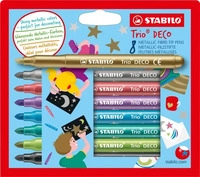 Stabilo 377/8-6, Stabilo Trio DECO Filzstifte farbsortiert 8 St&uuml;ck, Grundpreis: