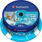 Verbatim 43439, Verbatim CD-Rohlinge 43439 CD-R, einmal, 700 MB / 80min, Spindel 25