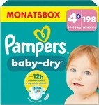 Pampers Windeln Baby Dry Maxi Plus, Gr&ouml;&szlig;e 4+ 198 St&uuml;ck, Grundpreis: &euro;...